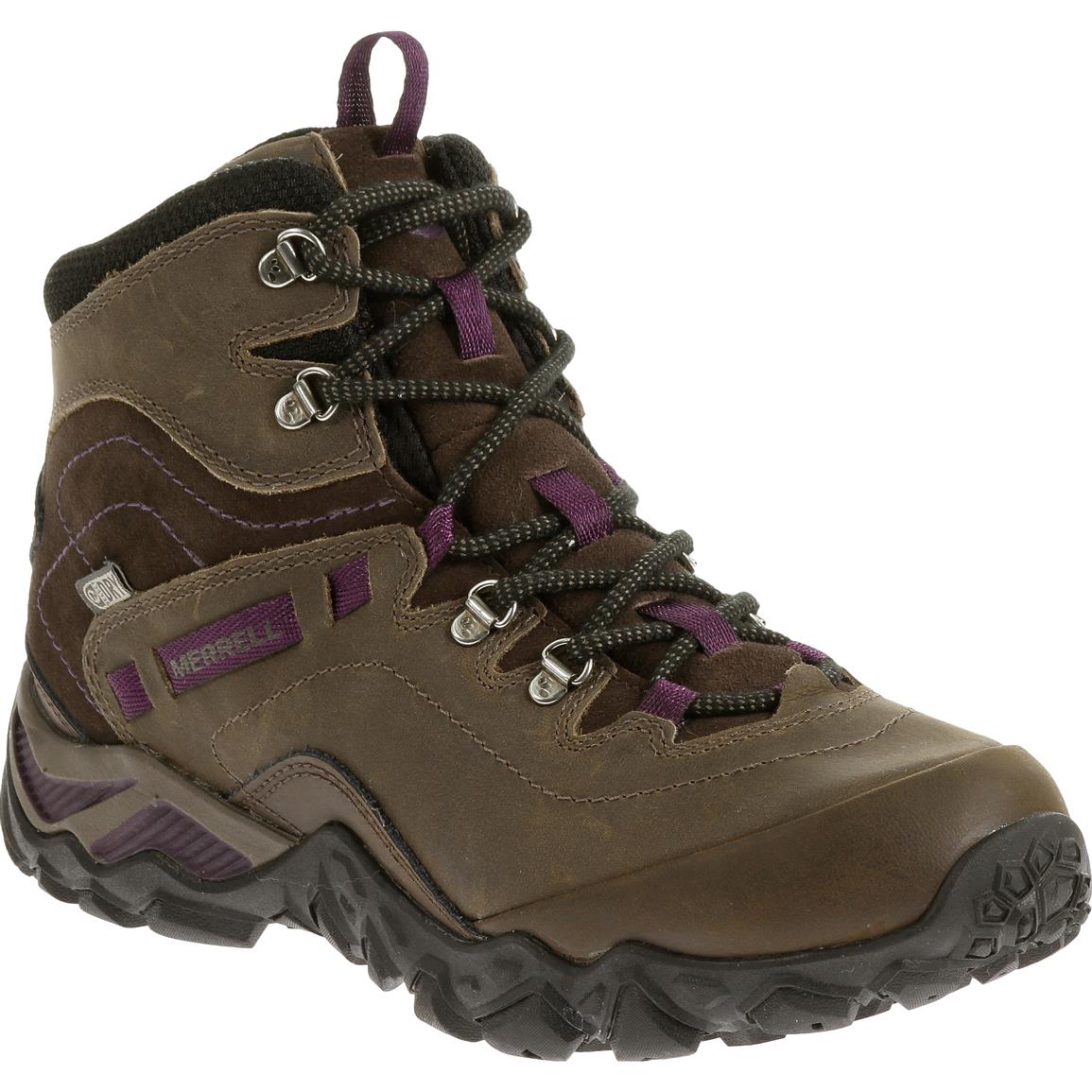 Women&#39;s Merrell Chameleon Shift Traveler Hiking Boots, Waterproof, Mid - 654145, Hiking Boots ...