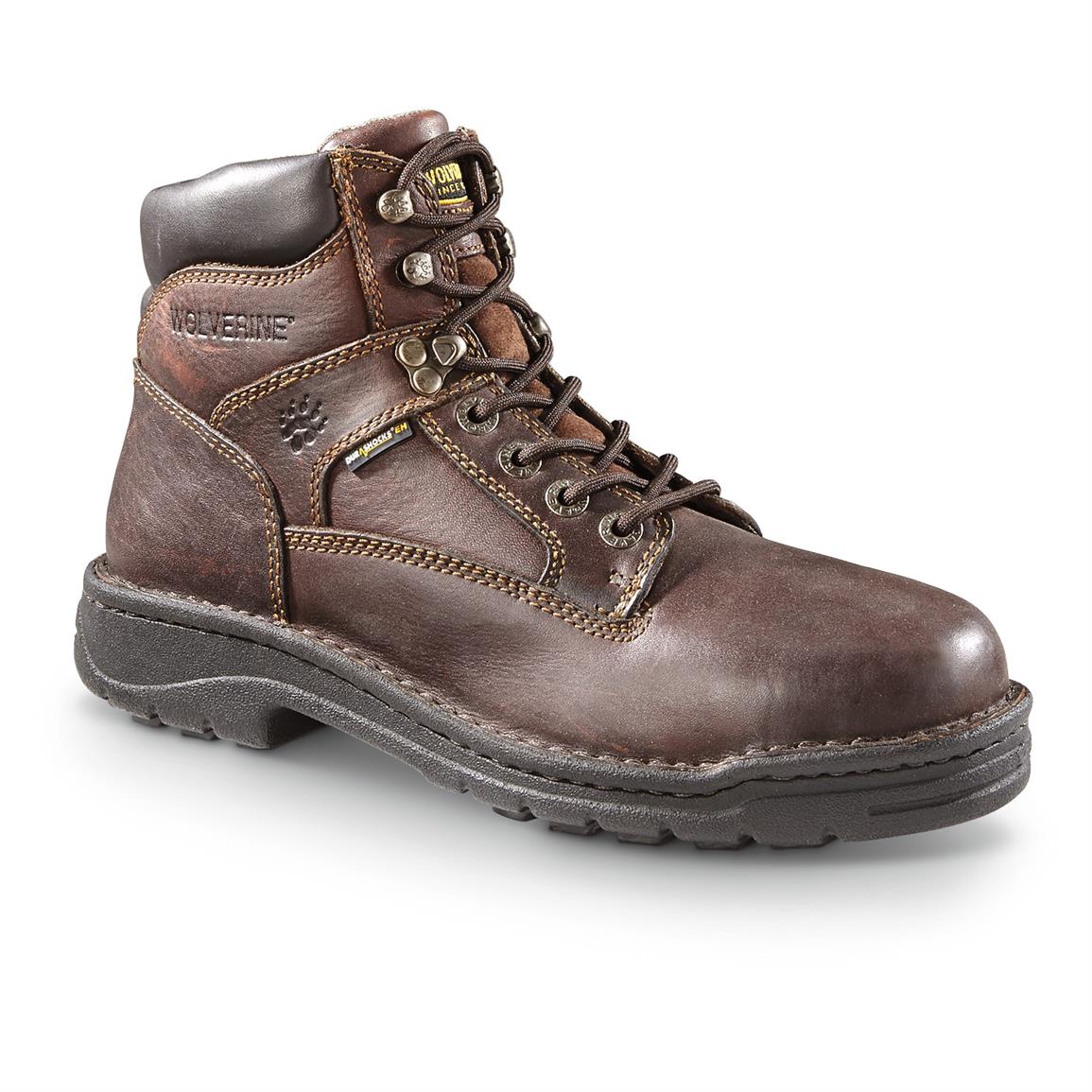 Wolverine Men s Exert Durashocks Steel Toe Boots 656081 Work Boots 