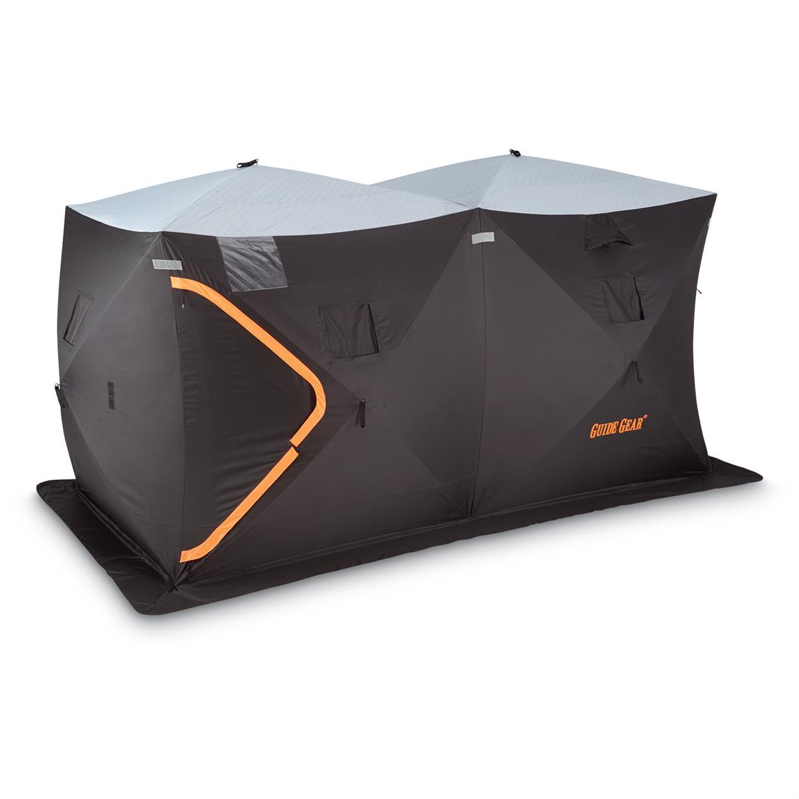 Guide Gear Insulated Ice Fishing Shelter, 6' x 12