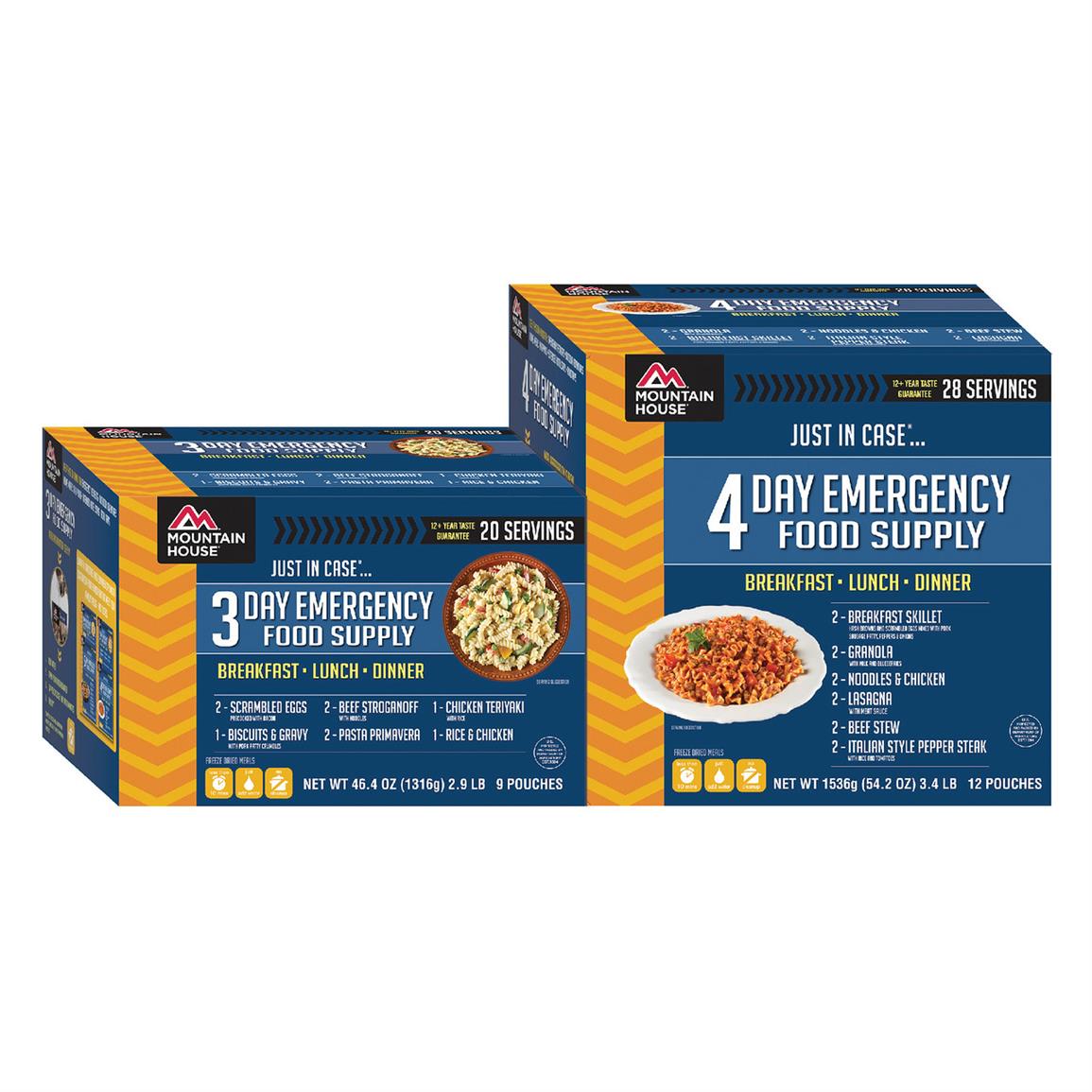 Mountain House 7-Day Ultimate Emergency Meal Kit - 664244, Survival