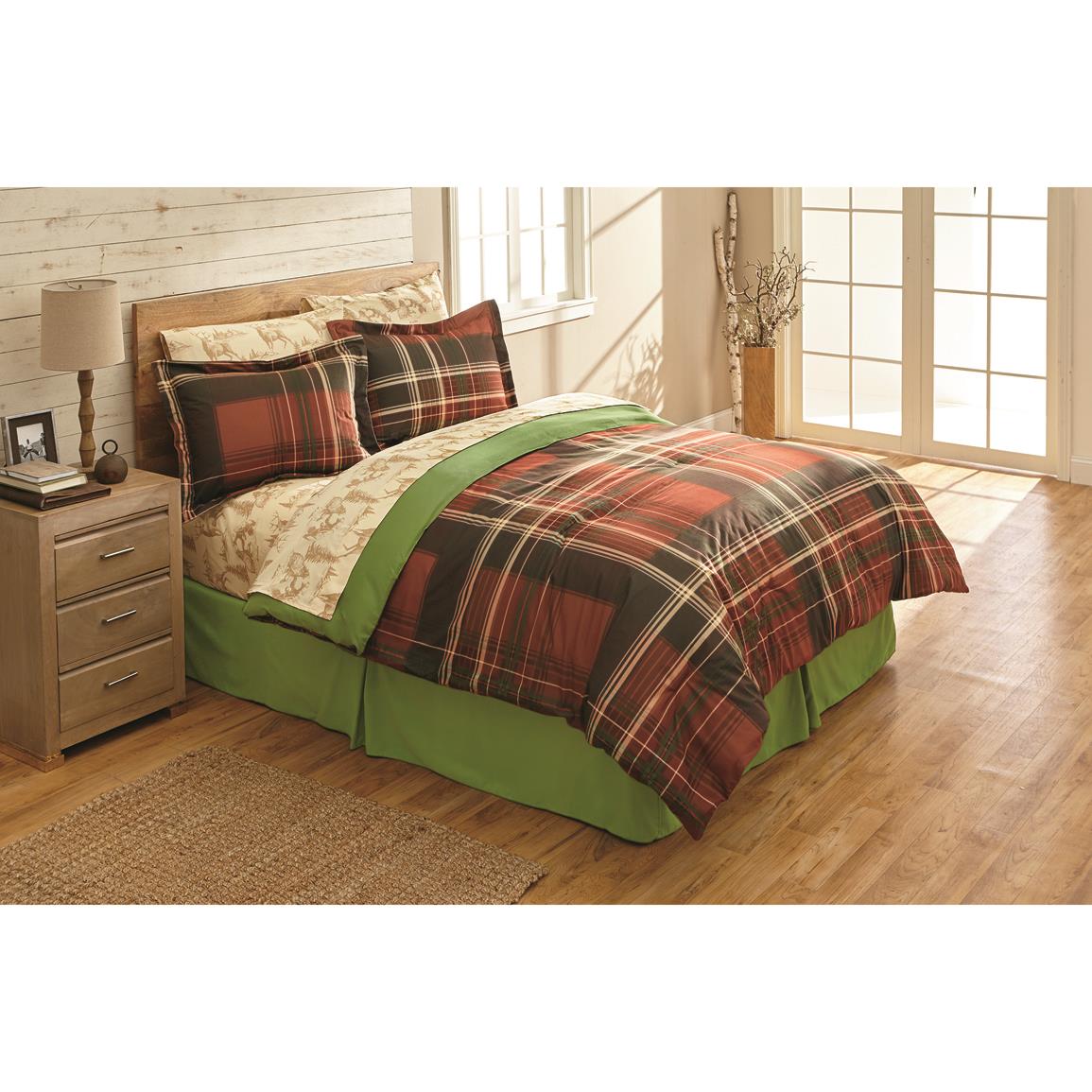 CASTLECREEK Montana Plaid Bed Set 667186, Comforters at Sportsman's Guide