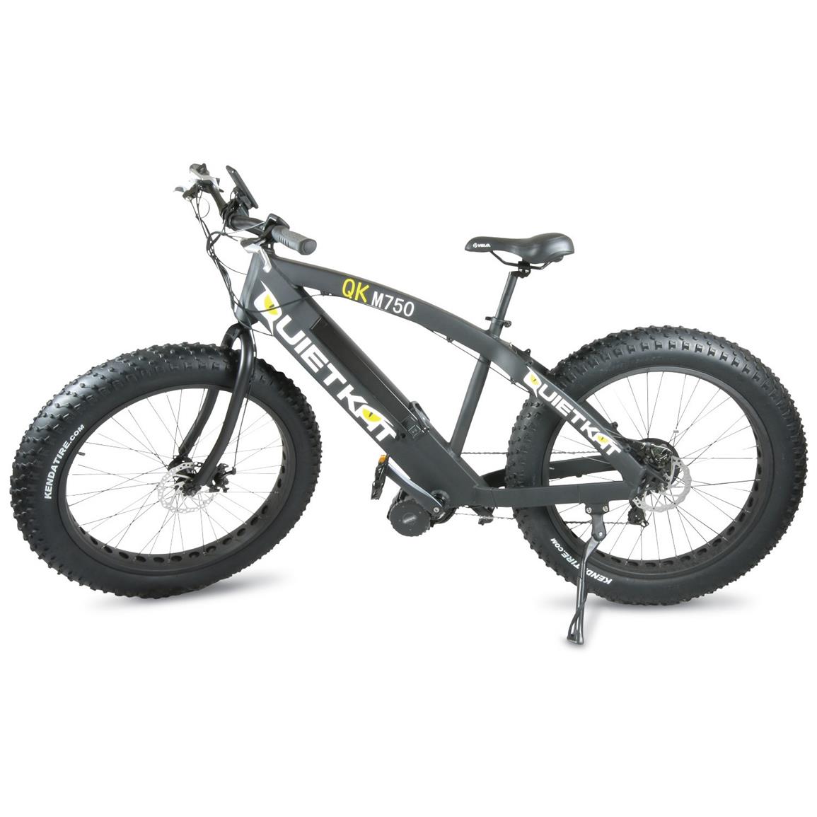 QuietKat FatKat Electric Mountain Bike, Black 670687, Electric UTV at