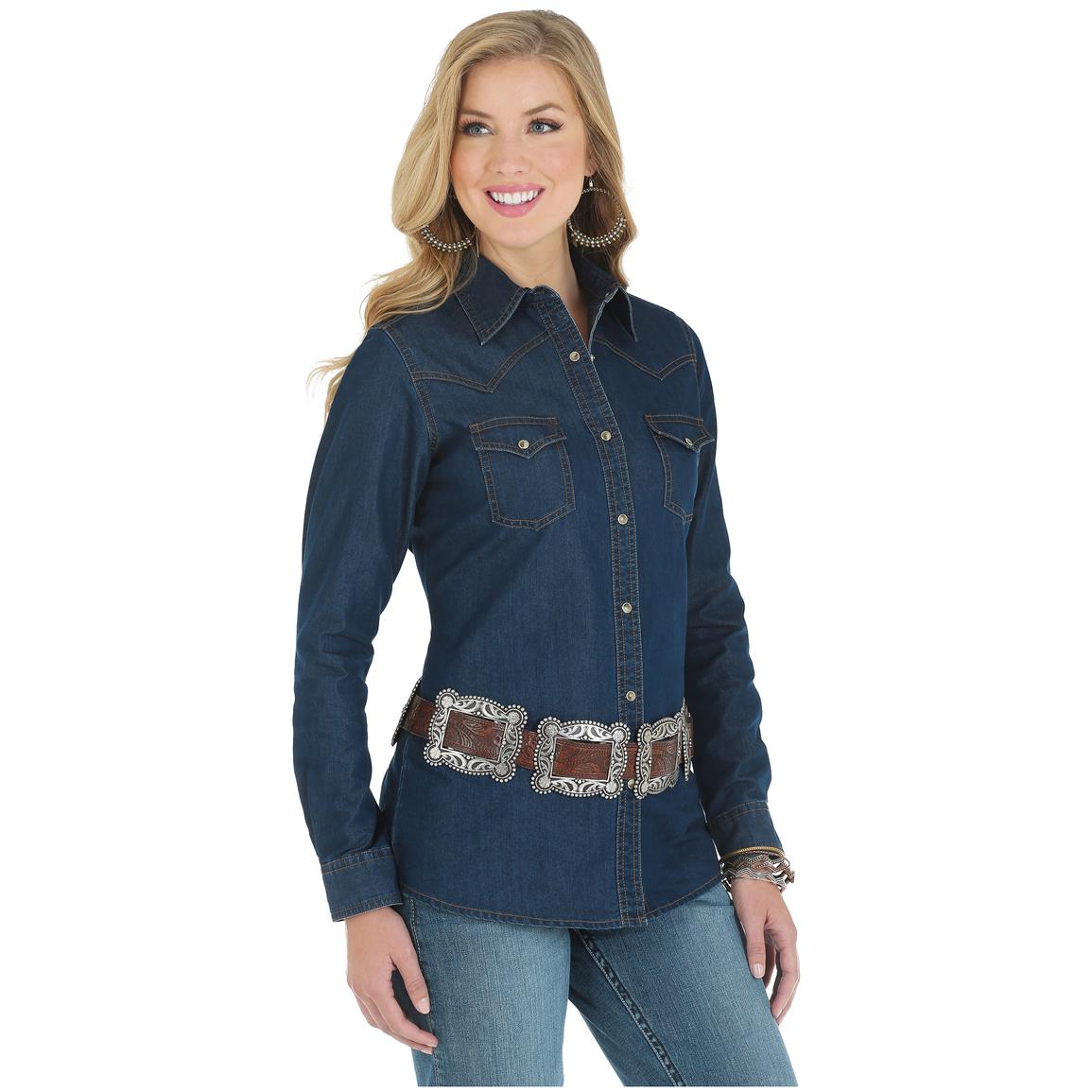 wrangler shirts women