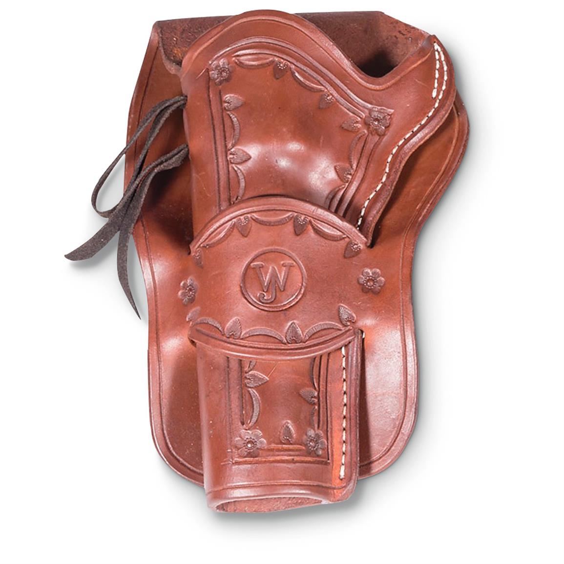 Western Justice Hand-Tooled Leather Holster - 671153, Holsters at