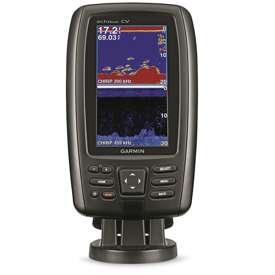 Garmin echoMAP CHIRP 43cv w/Transducer Sonar Fish Finder 681699, GPS