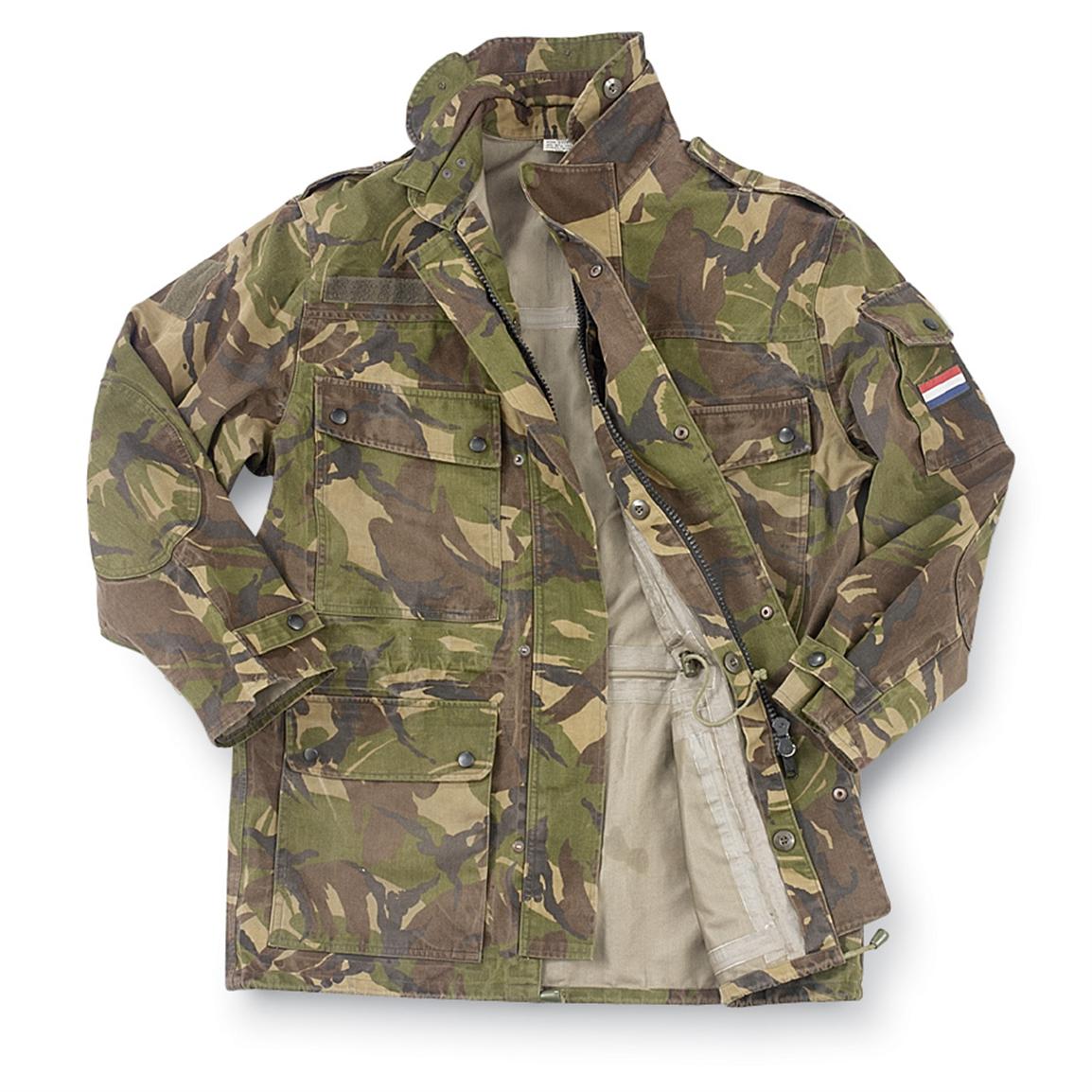 Used Dutch Military Gore Tex® Parka Camo 110629 Insulated Jackets