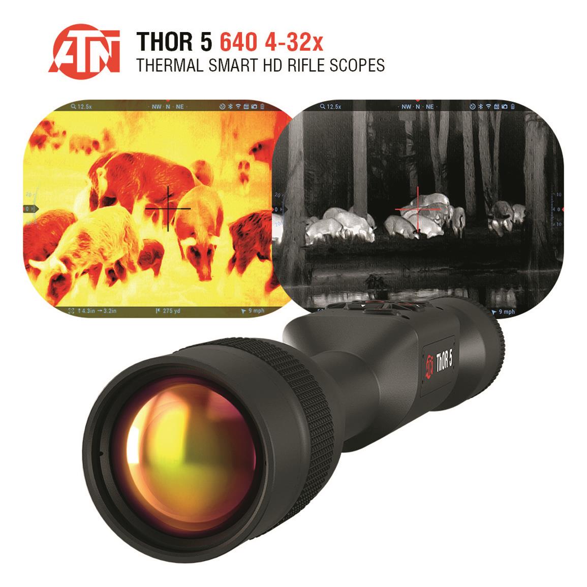 ATN X Sight LTV 5 15x Day Night Rifle Scope 720272 Night Vision