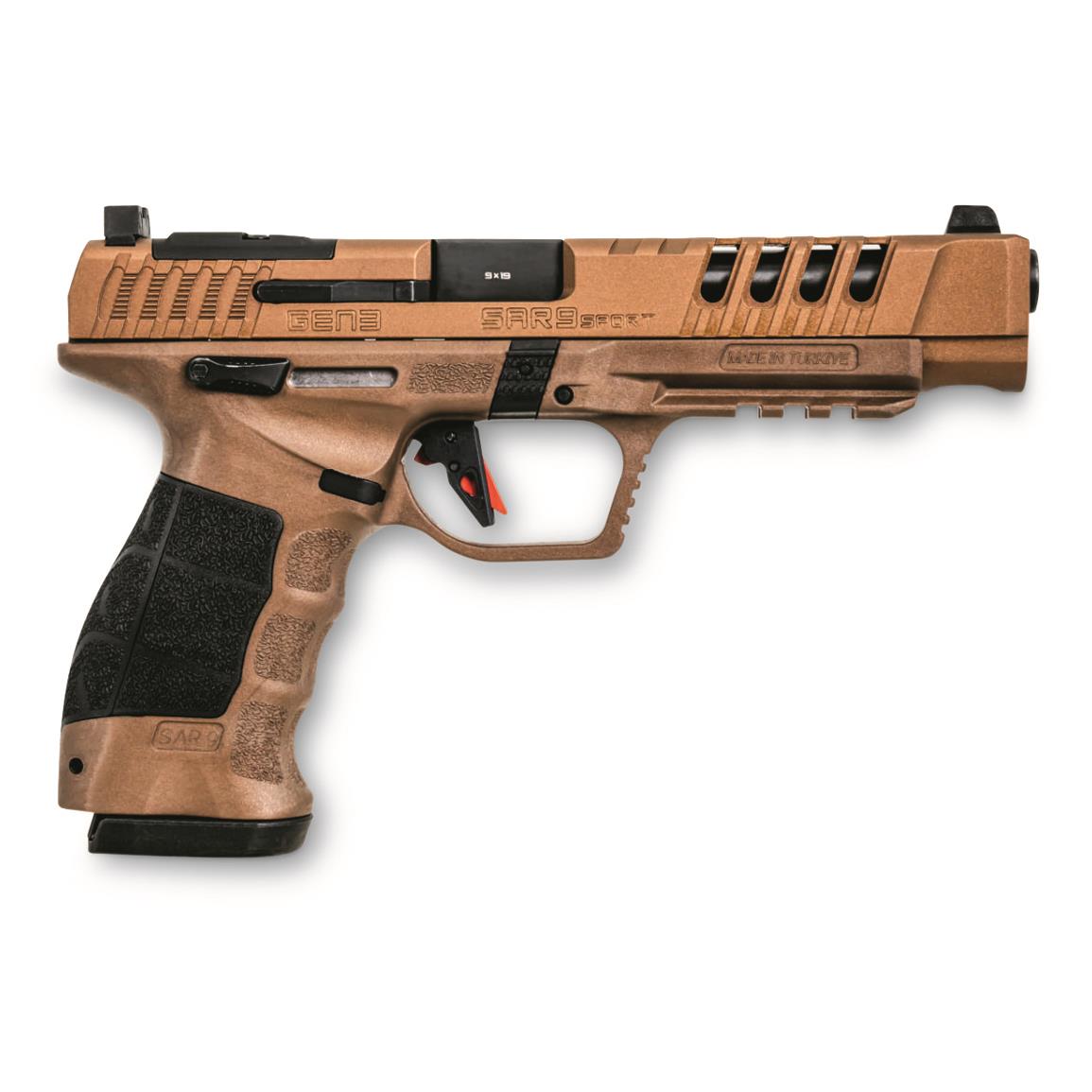 Sar Usa Sar Sport Gen Semi Automatic Mm Barrel Bronze