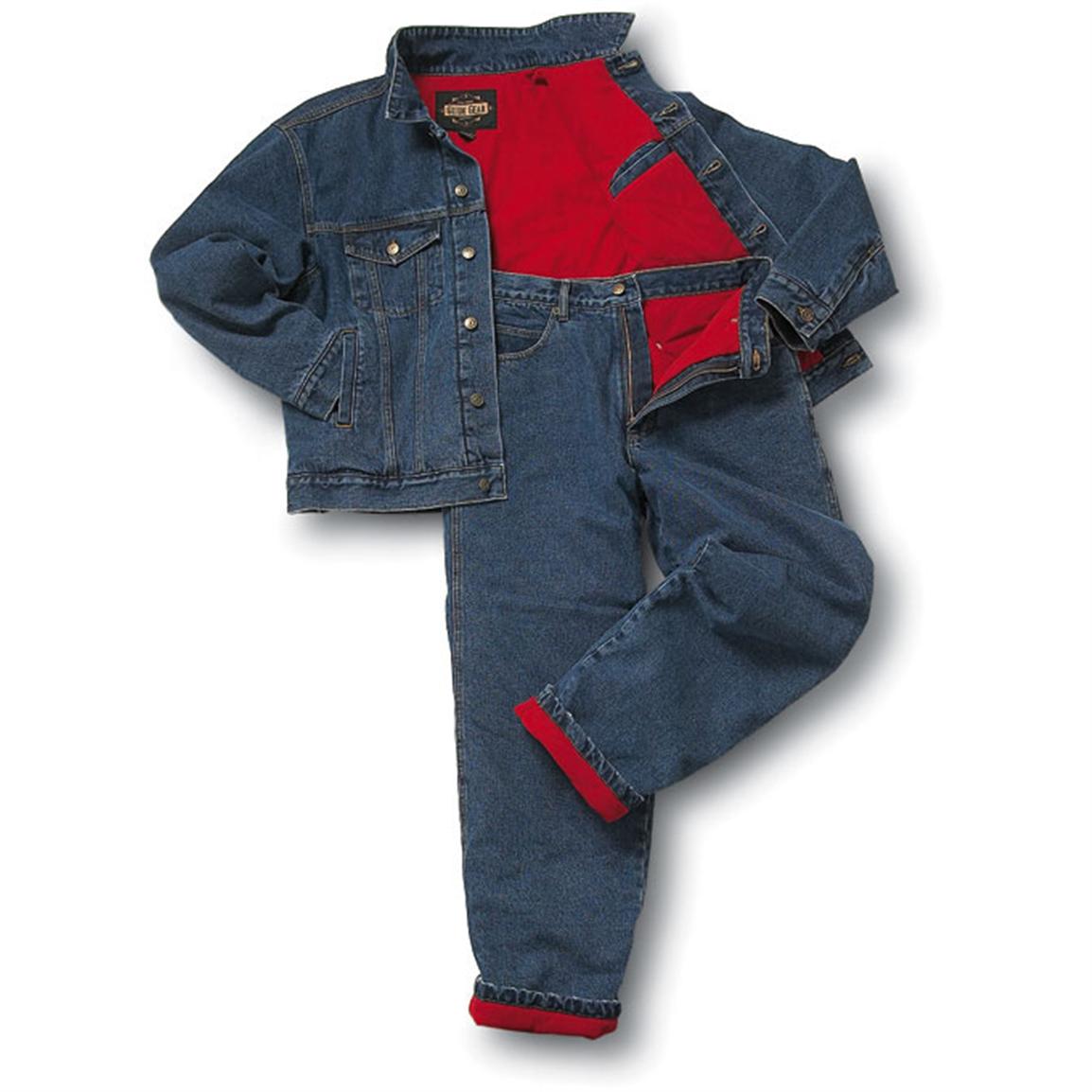 Guide Gear Thinsulate Insulation Denim Jean Jacket 75629 Insulated