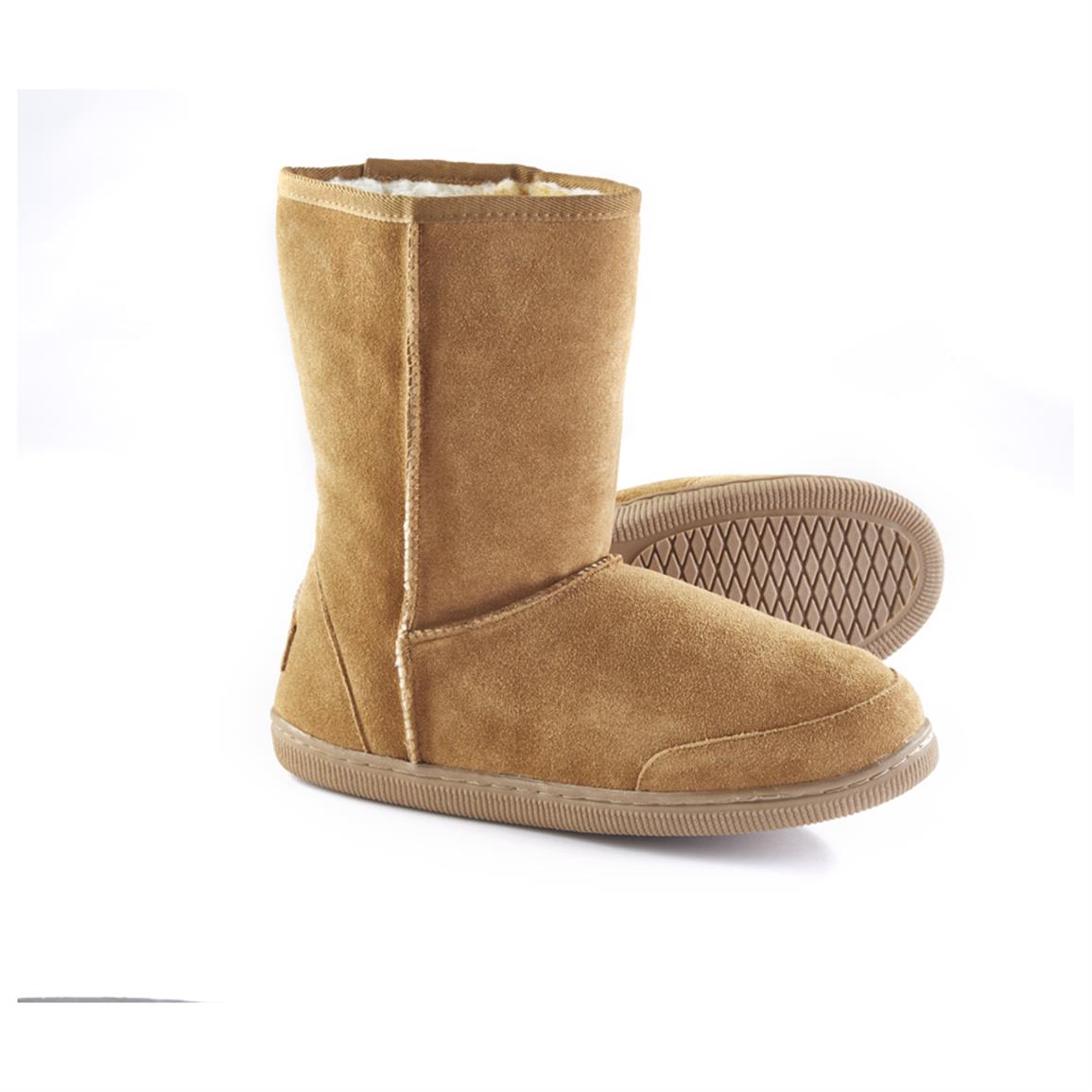 guide-gear-women-s-10-suede-boot-slippers-77190-slippers-at