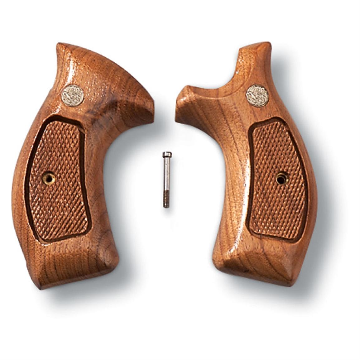 S W K L Frame Factory Round Butt Grips Walnut 80094 Grips At