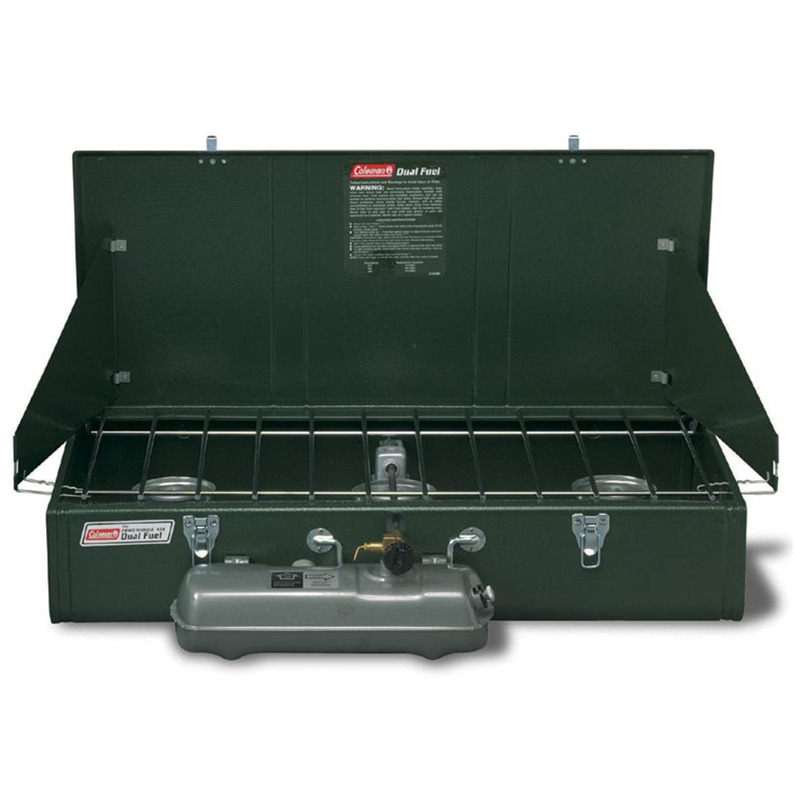 Coleman Burner Dual Fuel Deluxe Stove Stoves At Sportsman S Guide