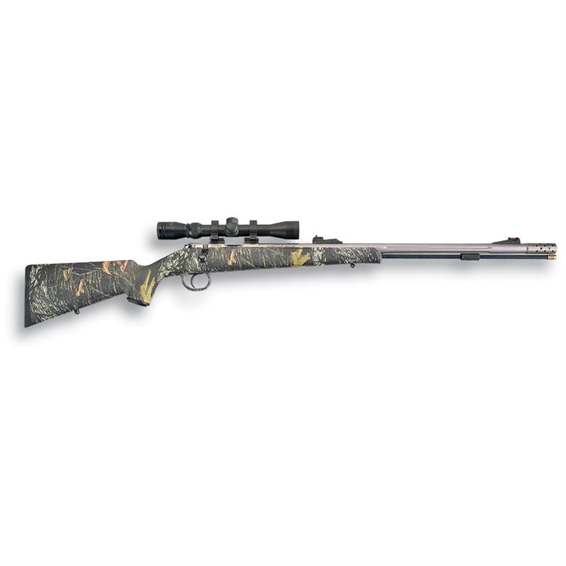 Traditions Evolution Cal Rifle Mossy Oak Break Up Stainless Steel Black