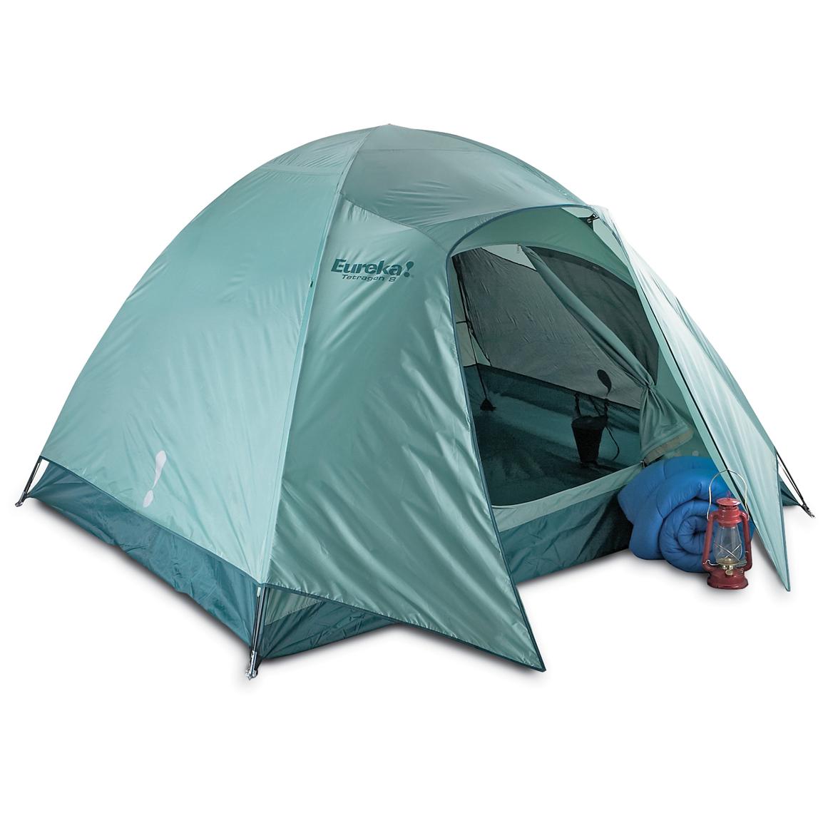 Eureka!® 4 person Tetragon 8 Tent, Sage / Forest Green 135810