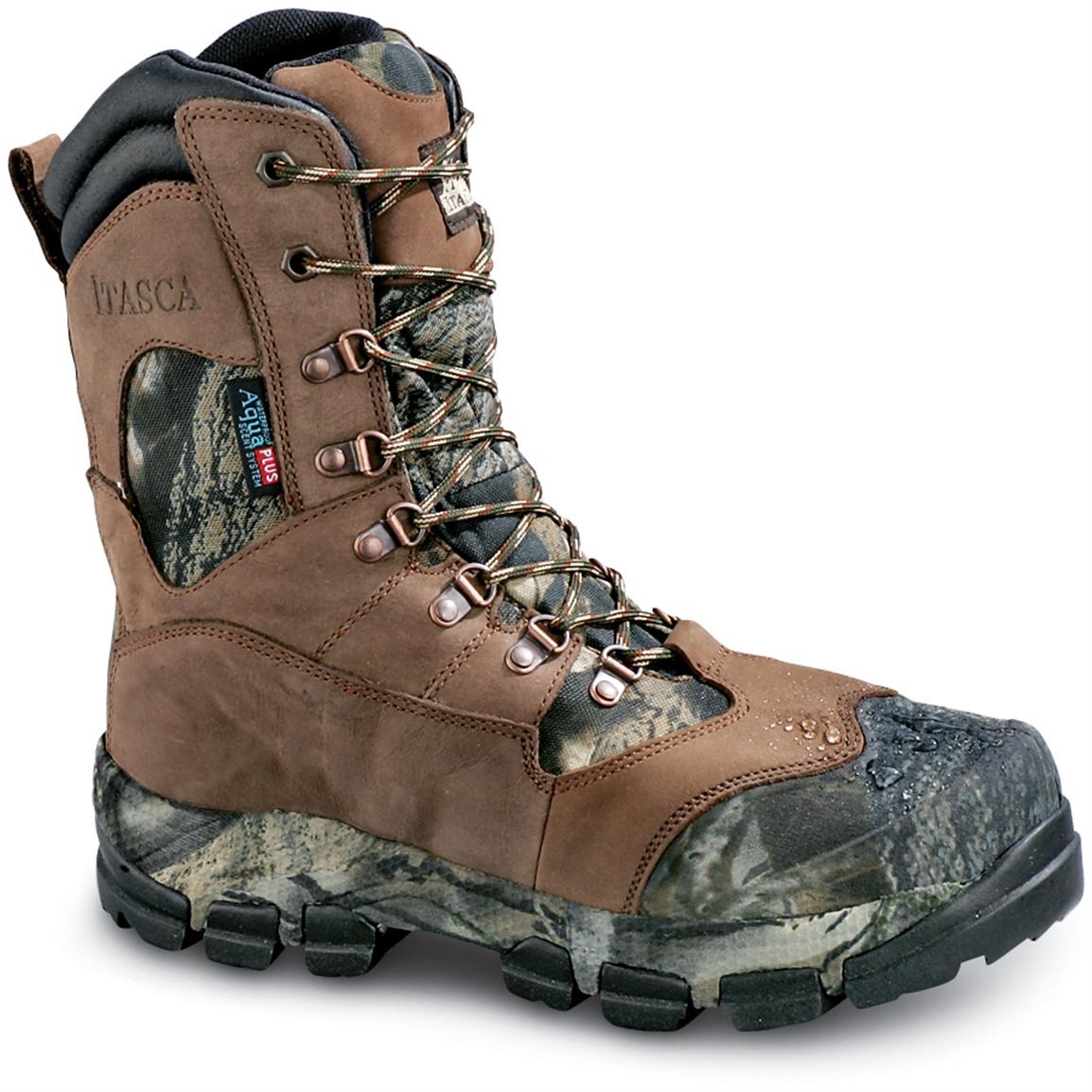 Men S Itasca® Ozark 600 Gram Thinsulate™ Ultra Insulation Waterproof Boots Tan Mossy Oak