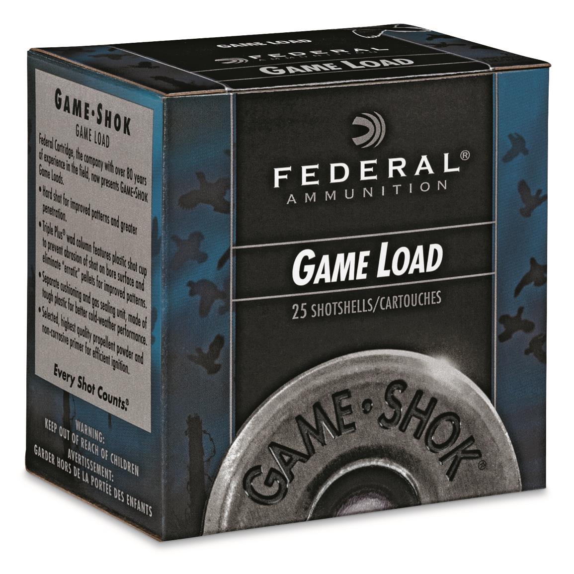 Federal Game Load Gauge Oz Shotshells Rounds Free Hot