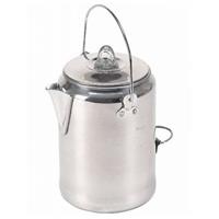 STANSPORT 9 Cup Aluminum Camper's Percolator Coffee Pot