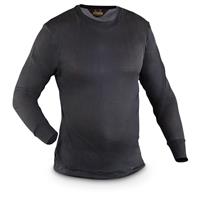 UPC 885344002381 product image for Men's Guide Gear Silk Base Layer Crewneck, Black | upcitemdb.com