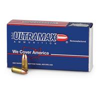 Ultramax, 9mm Luger, FMJ, 115 Grain, 500 Rounds, 