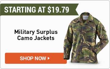 Military Surplus Camo Jackets | Army Coats | Military Style