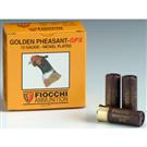 25 rounds Fiocchi Golden Pheasant 12 Gauge High Velocity Nickel-plated 2 3/4" 1 3/8-oz. Shells