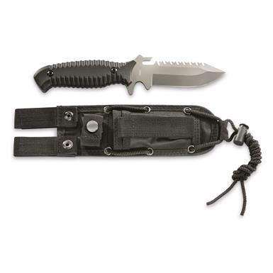 HQ ISSUE 10" FIXED BLADE KNIFE WITH SHEATH