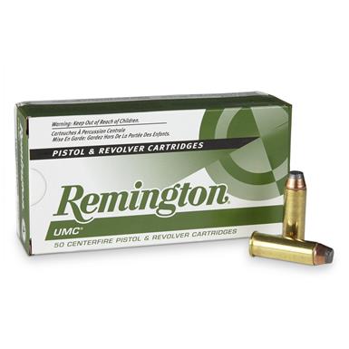 Remington UMC Handgun, .44 Magnum, JSP, 180 Grain, 50 Rounds