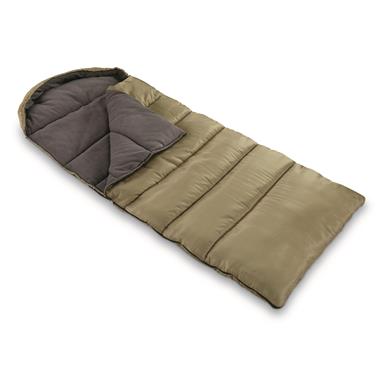 Guide Gear Fleece Lined Sleeping Bag 15 F 100300 Rectangle Bags Oversized 39 W X