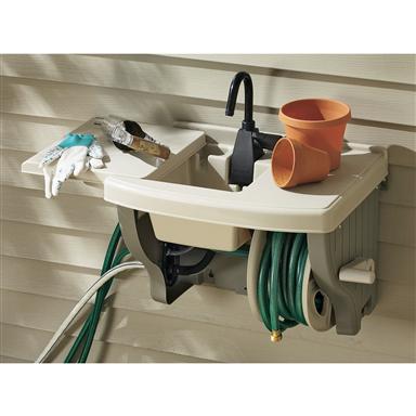 Outdoor Sink with Hose - 100694, Yard & Garden at Sportsman's Guide