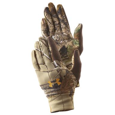 under armour coldgear liner hunting gloves