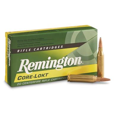 Remington, .243 Winchester, PSP Core-Lokt, 100 Grain, 20 Rounds