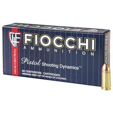 Fiocchi, 9mm Luger, FMJ, 147 Grain, 250 Rounds