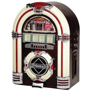 Crosley Tabletop Jukebox w/ CD - 111138, at Sportsman's Guide