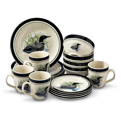 16-Pc. Loon Lake Dinnerware Set - 115517, Dinnerware & Flatware at ... 16-Pc. Loon Lake Dinnerware Set - 115517, Dinnerware & Flatware at ...