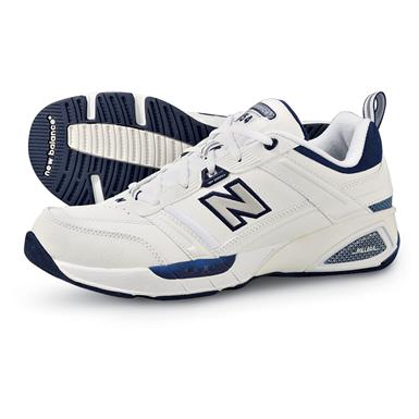 Men's New Balance® 854 Cross Trainers, White / Navy - 116005, Running ...