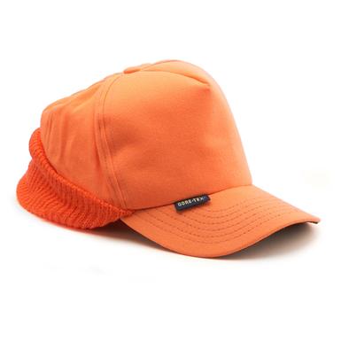 Cap America® GORE-TEX® Cap with Ear Flaps, Blaze Orange - 116354, Hats ...