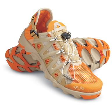 Men's Salomon® Contagrip® Trail Shoes, Orange / Gray - 120584, Hiking ...