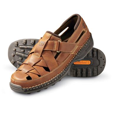 Men's Timberland® Saluto Fisherman Sandals, Tan - 120669, Sandals ...