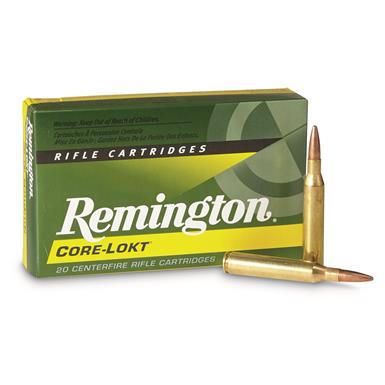 Remington Core-Lokt, .25-06 Remington, PSP Core-Lokt, 120 Grain, 20 Rounds