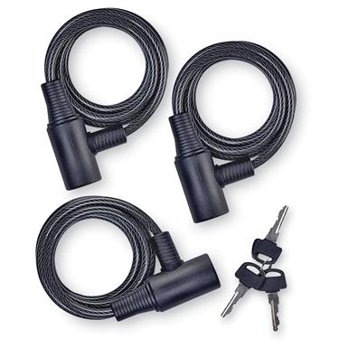 HME 6' Tree Stand Cable Locks, 3 Pack