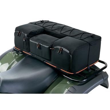 Classic Black Quadgear Atv Rear Rack Bag With Cooler 122040 Classic Black Quadgear Atv Rear Rack Bag With Cooler