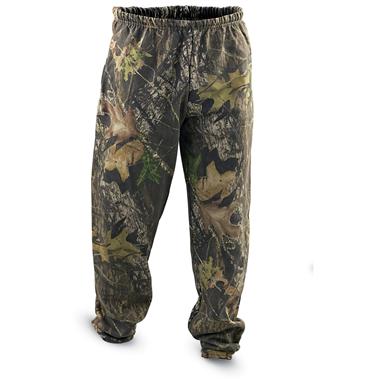 fleece lined camo hunting pants