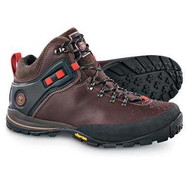 timberland leather and haircalf hikers