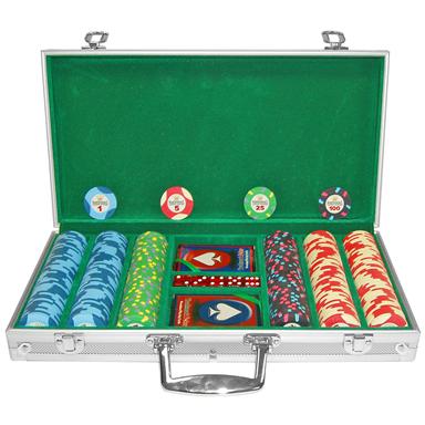 300 pc poker chip set