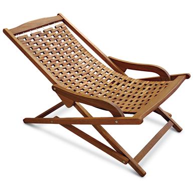 Eucalyptus Swing Lounger - 126238, Patio Furniture at Sportsman's Guide