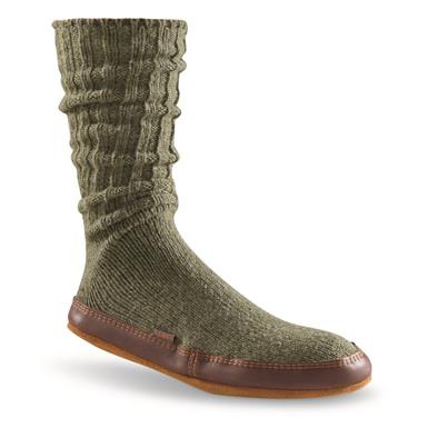 Acorn Unisex Ragg Wool Slipper Socks