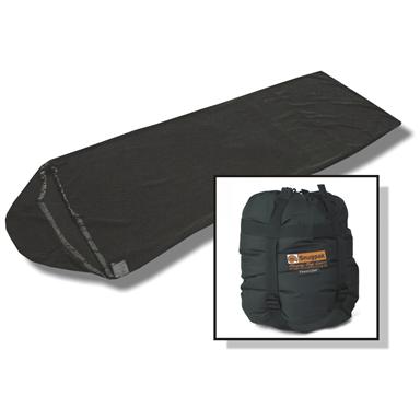 Pro Force Snugpak Fleece Sleeping Bag Liner 128507 Mummy Bags Pro Force Snugpak Sleeping Bag Liner Black