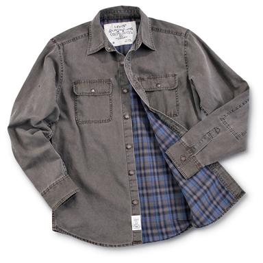 levis mens flannel shirt