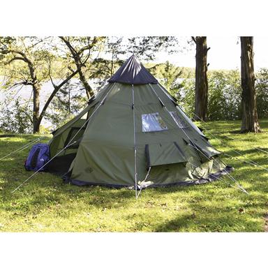 Guide Gear® 10x10' Teepee Tent - 130883, Backpacking Tents at Sportsman ...