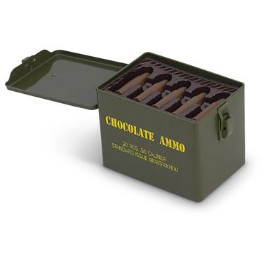 Chocolate Bullet Military Style Collectors Tin